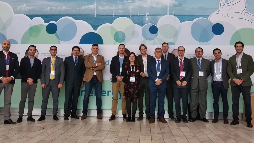 Delegaci&oacute;n de Asime y el Galician Offshore Energy Group en WindEurope Offshore de Copenhague.