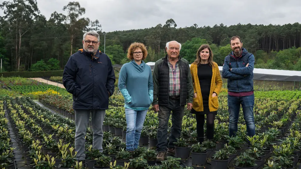 Socios de R&iacute;o Tollo: De izquierda a derecha, Santos Rodr&iacute;guez, M&ordf; Soledad Rodr&iacute;guez, Joaqu&iacute;n &Aacute;lvarez, Mariv&iacute; &Aacute;lvarez y Jos&eacute; Collazo.