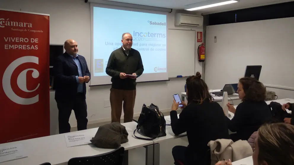 dieron bievenida a los asistentes en la jornada sobre los Incoterms 2020.