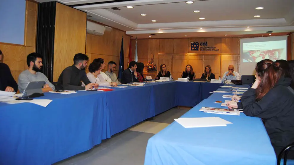 Asistentes al workshop sobre exportaci&oacute;n organizado por la CEL en Lugo.