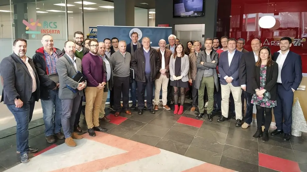 Asistentes a la reuni&oacute;n del Galician Offshore Energy Group celebrada en la sede de Ferrol de Asime.
