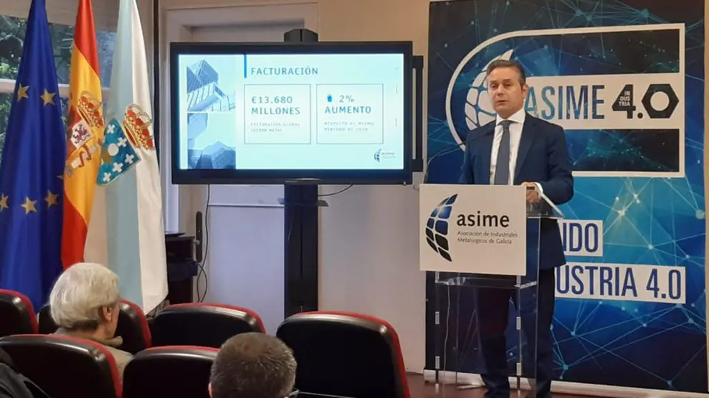 Enrique Mall&oacute;n, secretario general de Asime.