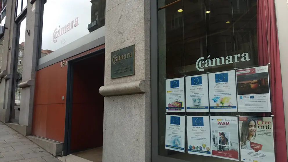 Sede de la C&aacute;mara de Comercio en Vigo.