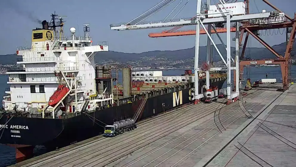 Muelle de Guixar del Puerto de Vigo.