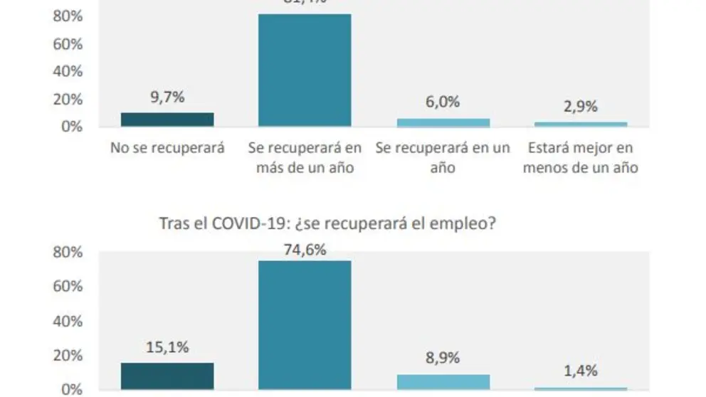 Dos de las preguntas realizadas en la encuesta de Ideara.