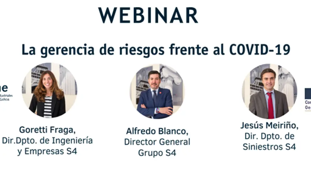 Ponentes del webinar organizado por Asime y Grupo S4.