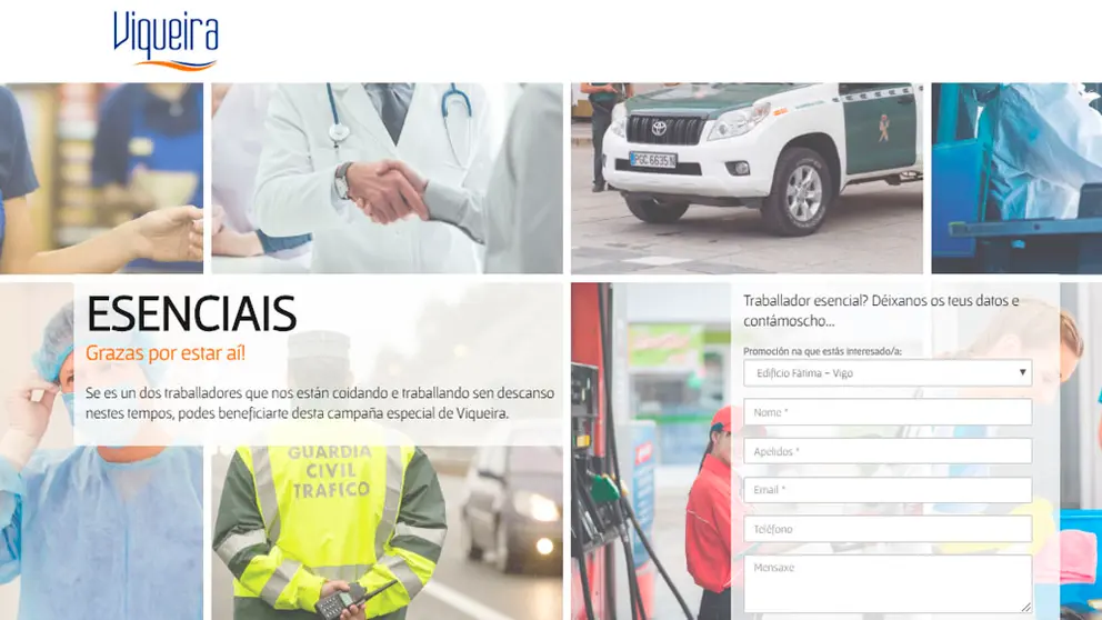 Imagen promocional de la web de Grupo Viqueira.
