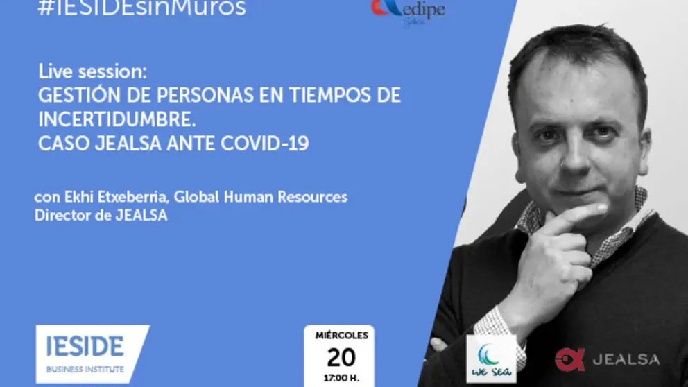 La conferencia online de Ehki Etxeberria tendr&aacute; lugar el 20 de mayo.