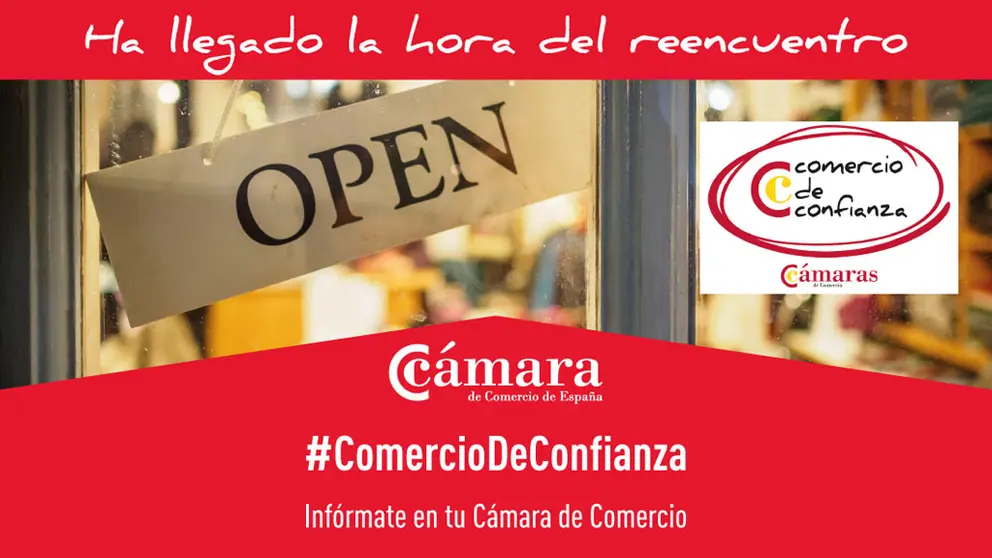 La C&aacute;mara de Santiago informa sobre el sello "Comercio de confianza" en su p&aacute;gina web.