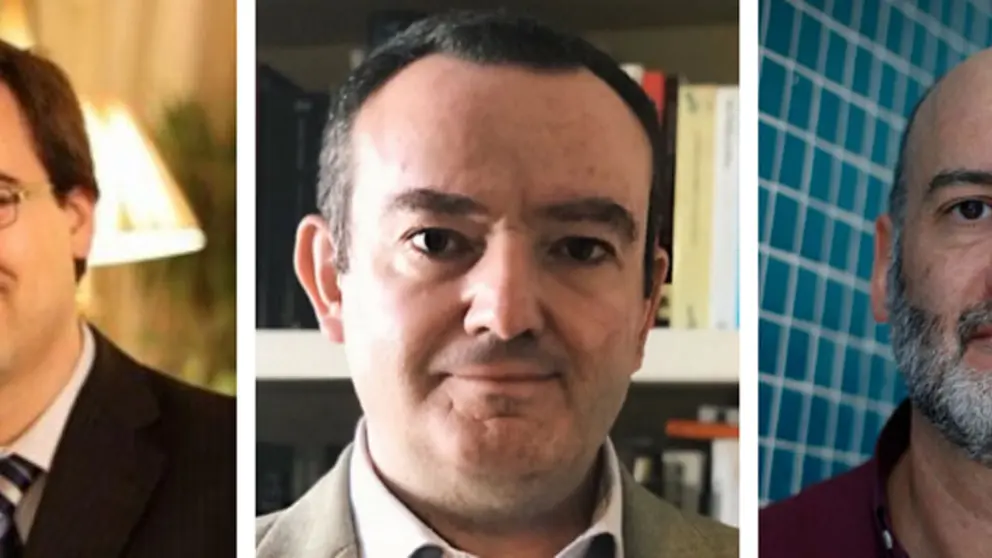 Los investigadores Guillermo L&oacute;pez Taboada, Juan Touri&ntilde;o Dom&iacute;nguez y Ram&oacute;n Doallo Biempica, promotores de Torusware.