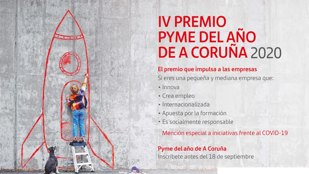 Imagen promocinal del IV Premio Pyme del A&ntilde;o de A Coru&ntilde;a.