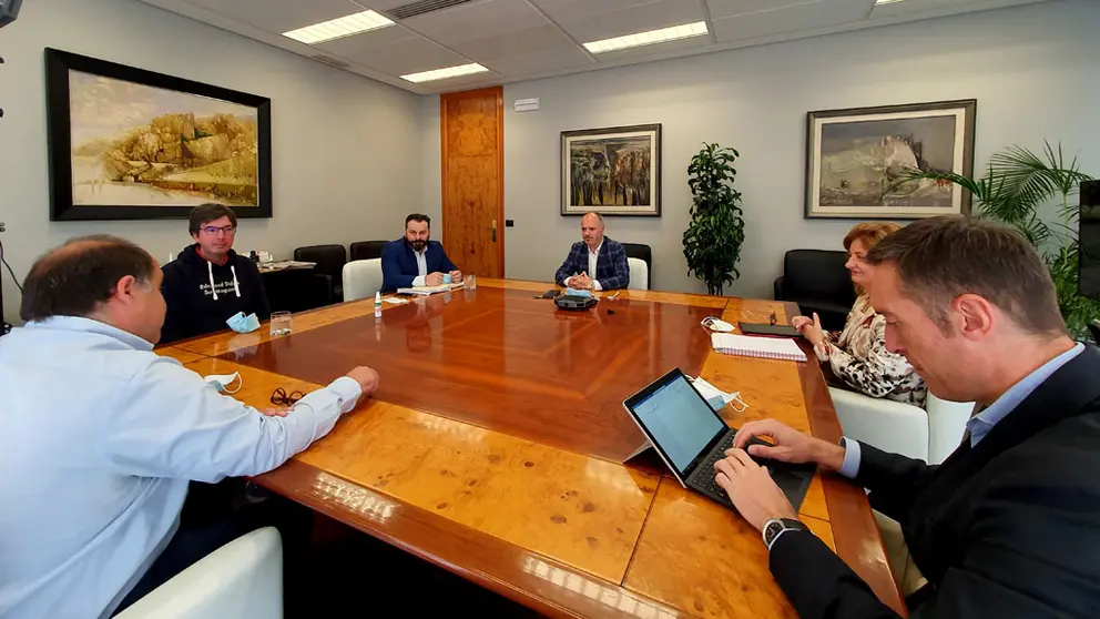 Reuni&oacute;n de los equipos t&eacute;cnicos de Zona Franca de Vigo y Ayuntamiento de Gondomar.