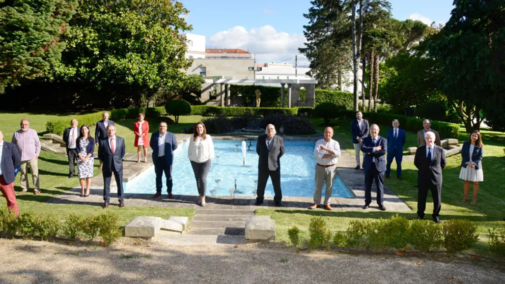 Junta directiva de Asime, reunida en Vigo.