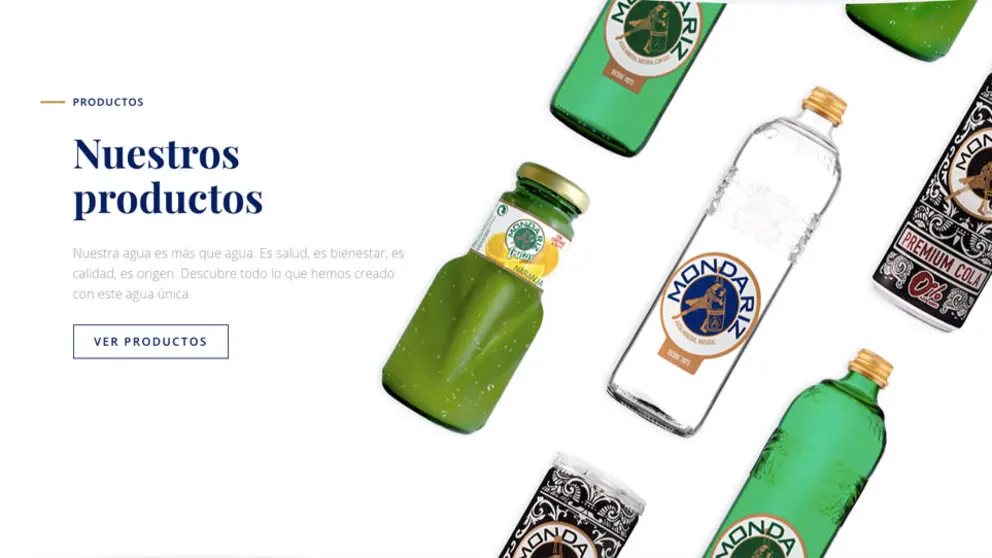 Web de Aguas de Mondariz.