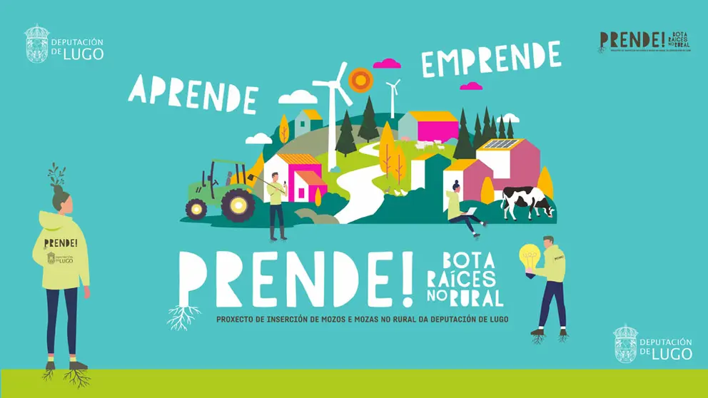 Imaxe do plan Prende! Bota Ra&iacute;ces no Rural da Deputaci&oacute;n de Lugo.