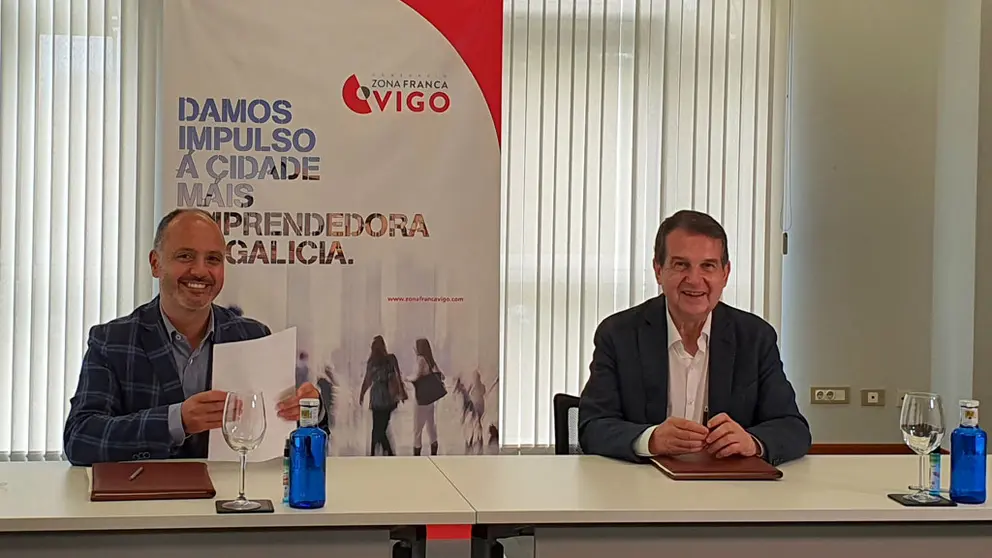 David Regades e Abel Caballero.