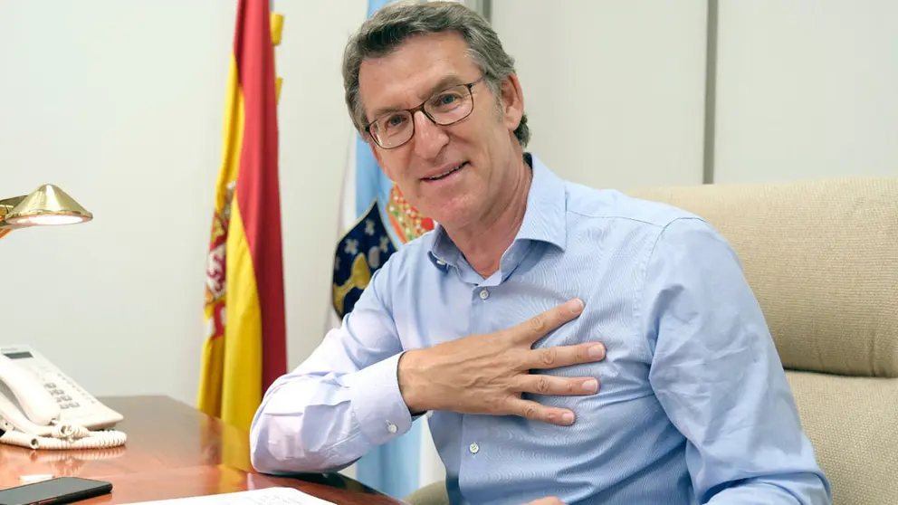 Alberto N&uacute;&ntilde;ez Feij&oacute;o ser&aacute; presidente de la Xunta otra legislatura m&aacute;s./TWITTER FEJI&Oacute;O.