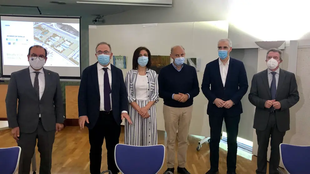 Representantes de las entidades promotoras del "Acordo da Sionlla".