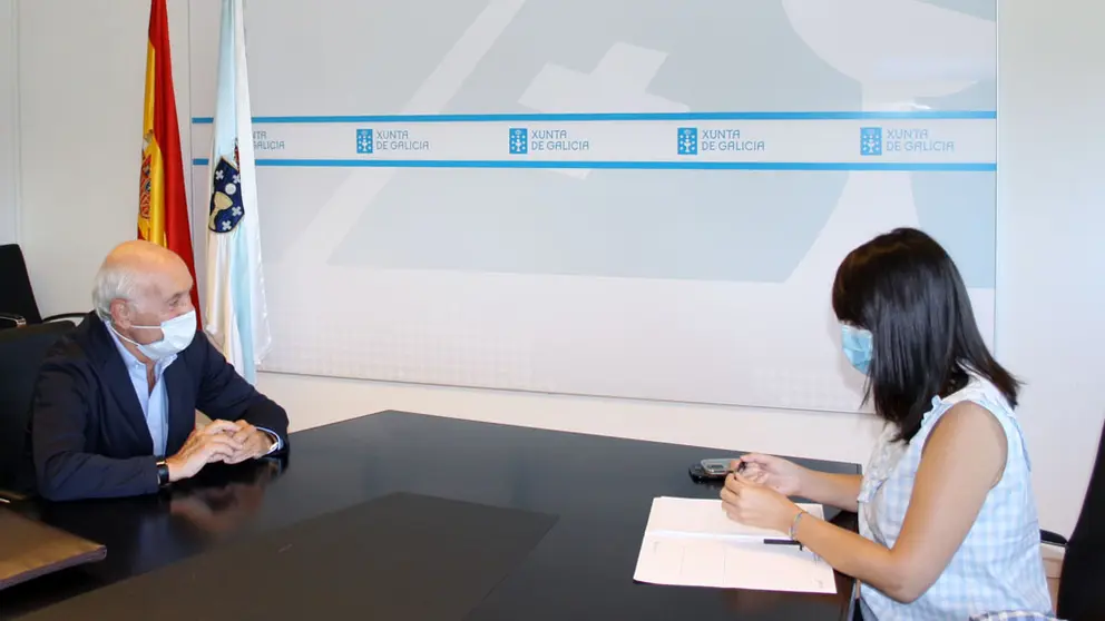 Antonio Fontenla y Mar&iacute;a Jos&eacute; Lorenzana, en el encuentro.