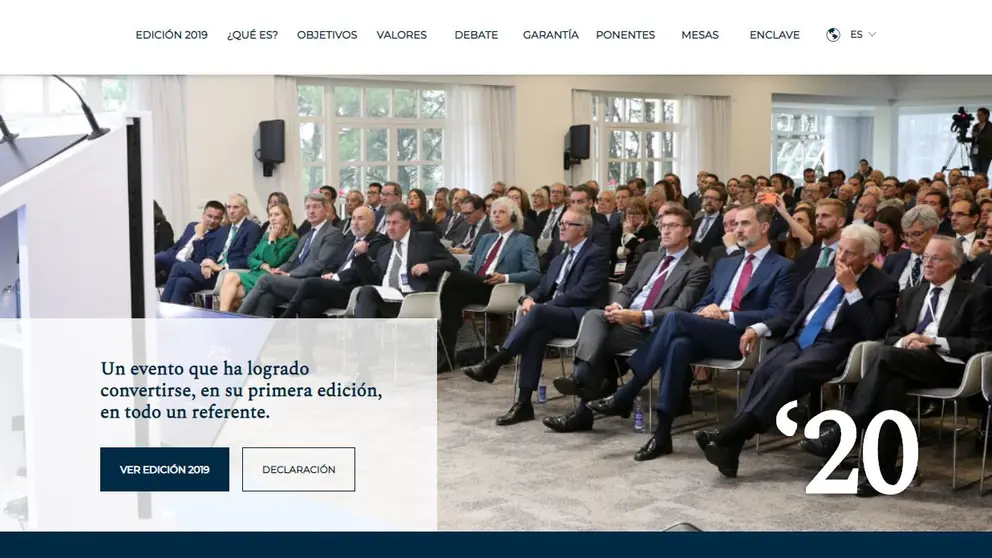 Web del Foro La Toja.
