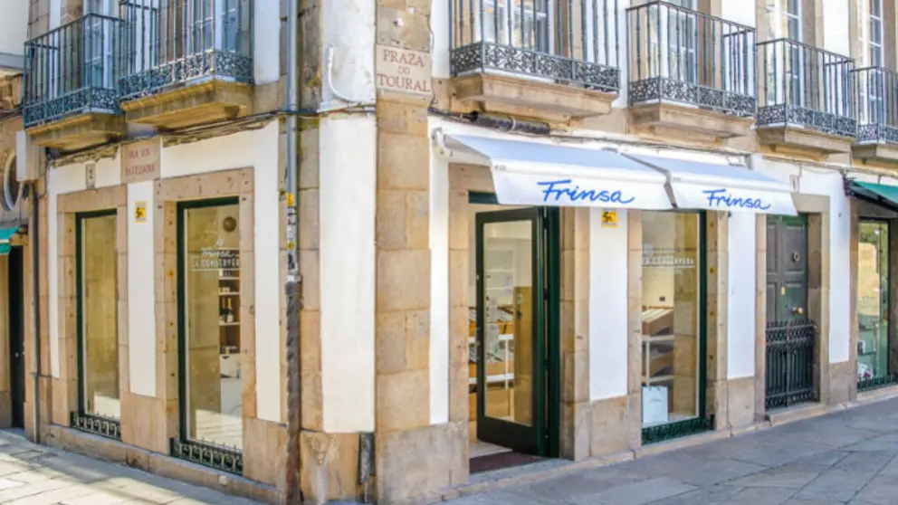 Tienda "La Conservera" de Frinsa en Santiago de Compostela.