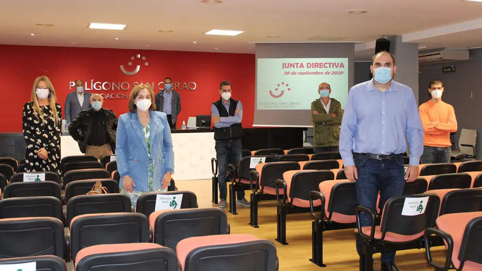 Junta Directiva de la Asociaci&oacute;n de Empresarios San Cibrao.