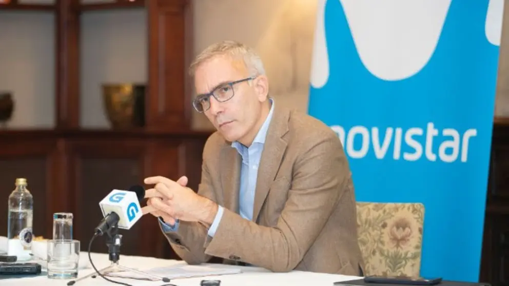 El responsable de Telef&oacute;nica en Galicia y director de Administraciones P&uacute;blicas del Territorio Norte, Manuel &Aacute;ngel Alonso.