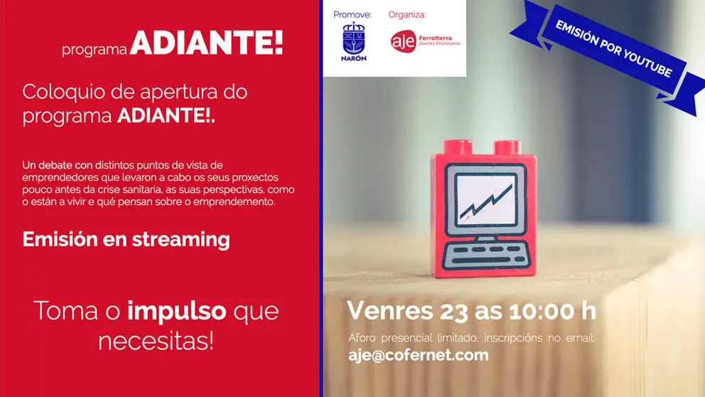 "Adiante Nar&oacute;n" se presenta el pr&oacute;ximo viernes 23 en Nar&oacute;n.