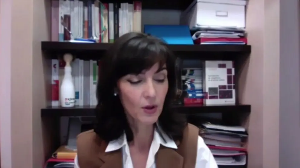 Concepci&oacute;n Campos, codirectora de Red Localis, en la inauguraci&oacute;n de la jornada./TWITTER RED LOCALIS.