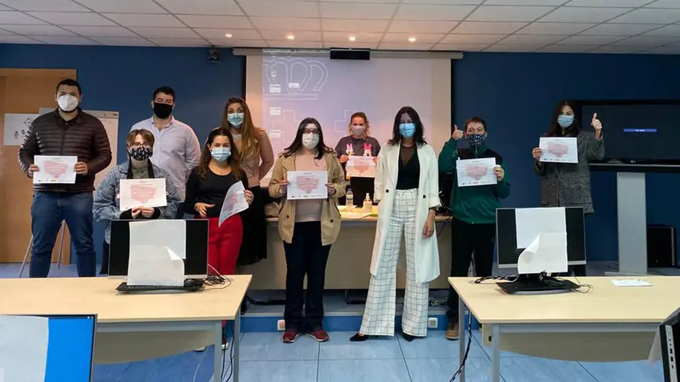 Alumnos del curso de marketing digital impartido en Betanzos por Muddlemetrics.