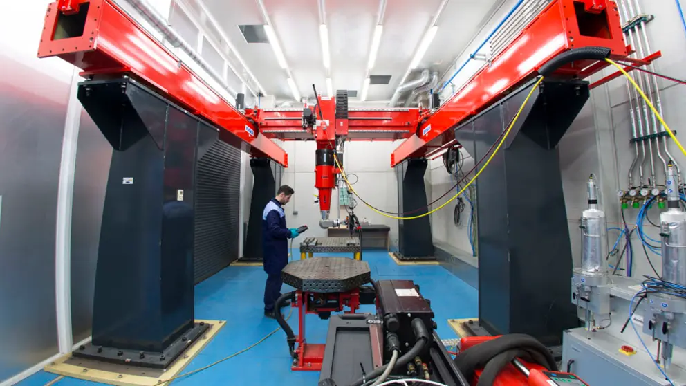Instalaciones del Centro de Aplicaciones L&aacute;ser de Aimen en O Porri&ntilde;o.
