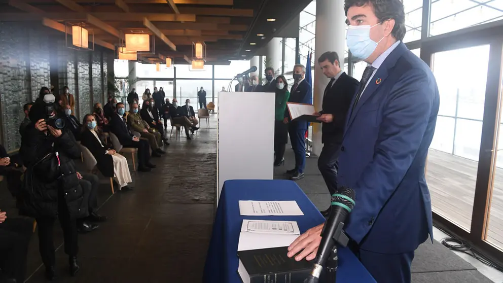 Toma de posesi&oacute;n de Mart&iacute;n como presidente de la Autoridad Portuaria de A Coru&ntilde;a.