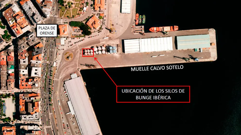 Muelle de Calvo Sotelo en A Coru&ntilde;a.