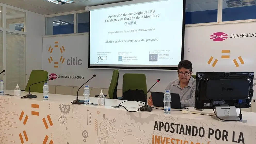 A investigadora do CITIC Nieves R. Brisaboa deu conta dos resultados do proxecto GEMA.