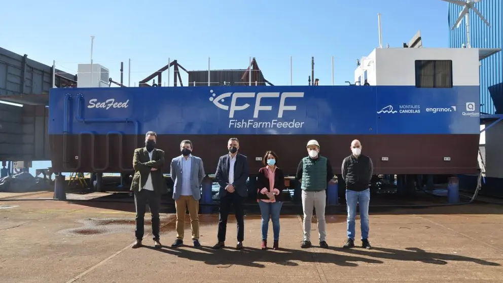 La directora de Gain asisti&oacute; en Moa&ntilde;a a la jornada de cierre del proyecto Seafeed, junto a representantes del consorcio de empresas que lo promueven.