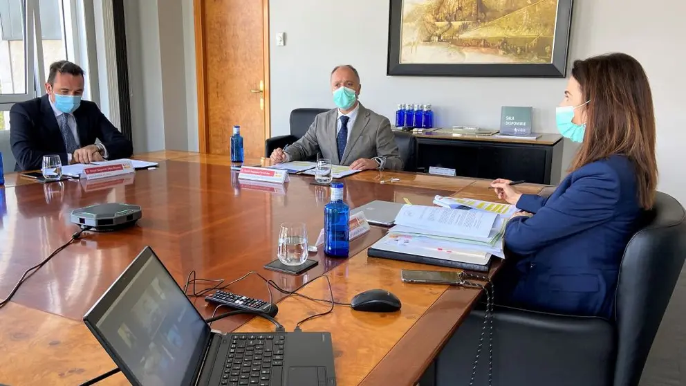 Reuni&oacute;n del comit&eacute; ejecutivo del Consorcio de la Zona Franca de Vigo.