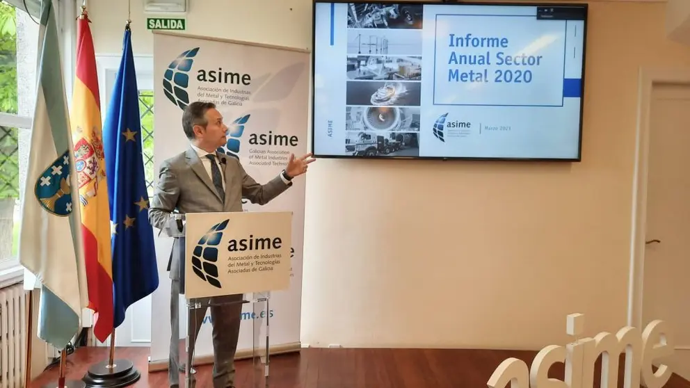 Enrique Mall&oacute;n, secretario general de Asime.