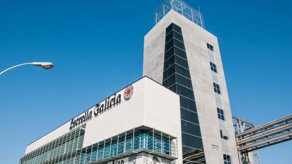 F&aacute;brica de Estrella Galicia en A Coru&ntilde;a.