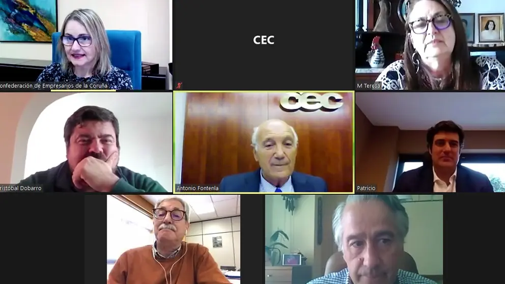Comit&eacute; ejecutivo de la Confederaci&oacute;n de Empresarios de A Coru&ntilde;a.