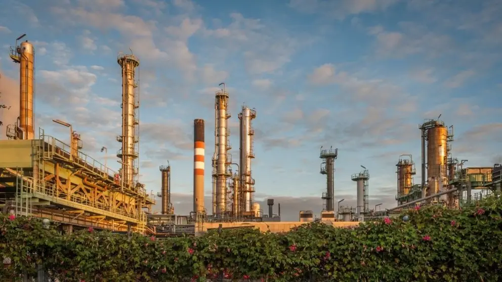 Complejo industrial de Repsol en A Coru&ntilde;a.