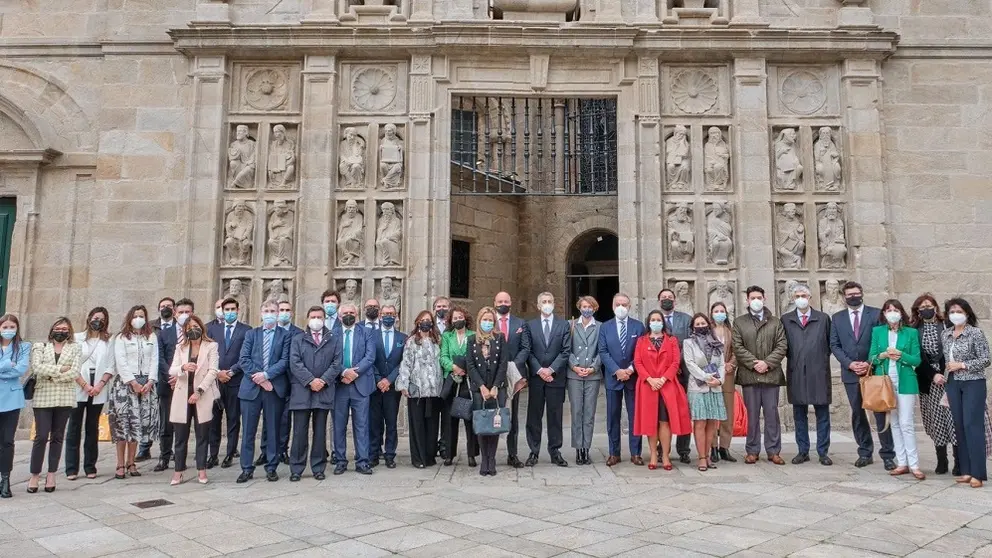 Asistentes en Santiago a los actos del D&iacute;a Mundial del Seguro.