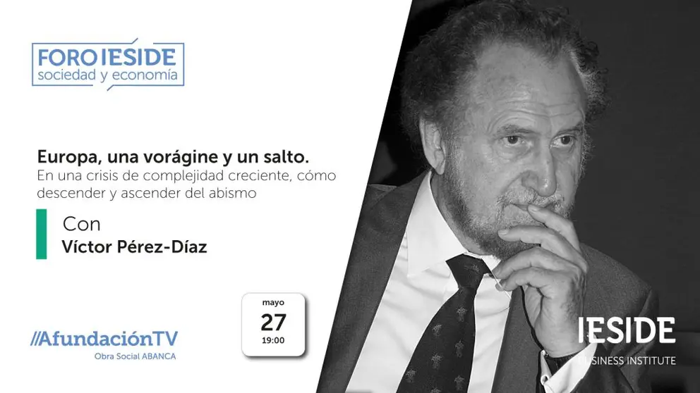 V&iacute;ctor P&eacute;rez protagoniza el II Foro Econom&iacute;a y Sociedad de IESIDE sin muros.