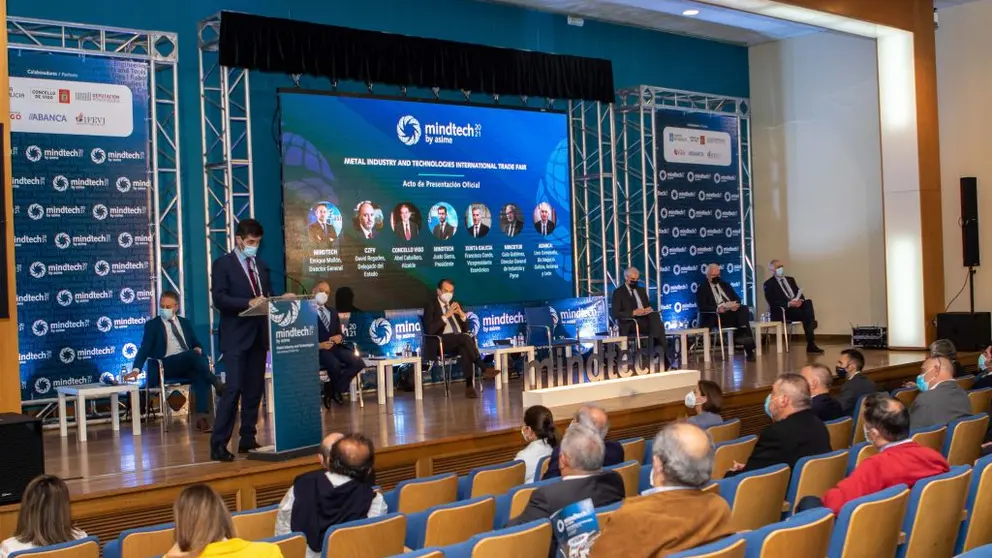 Justo Sierra, presidente de Mindtech, en el acto de presentaci&oacute;n de la 2&ordf; edici&oacute;n de la feria en IFEVI.