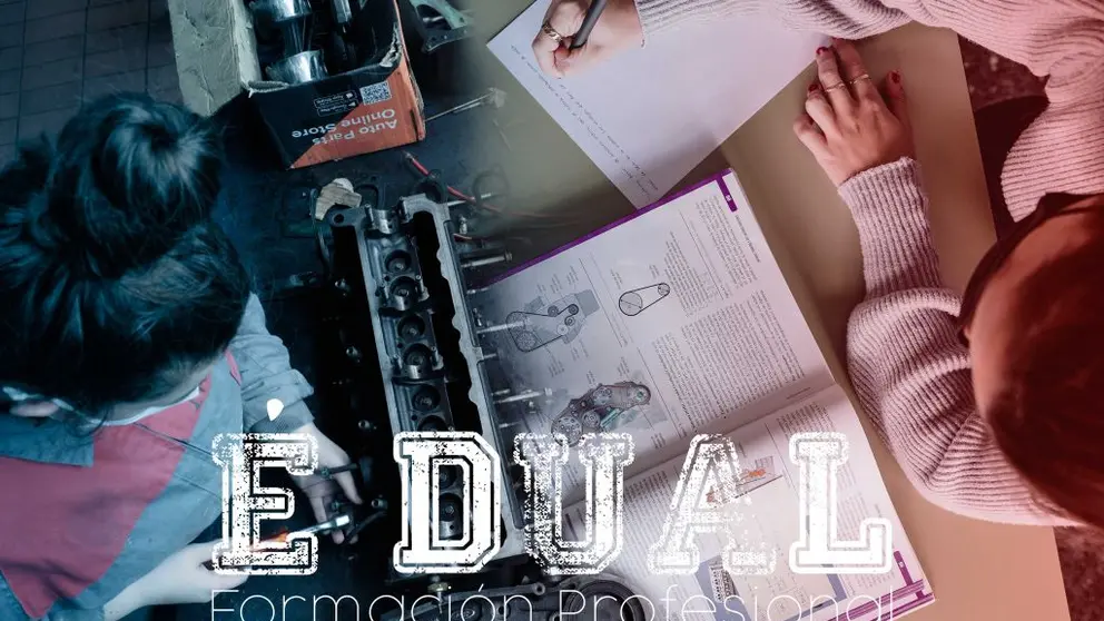 Una de las im&aacute;genes de la campa&ntilde;a de promoci&oacute;n de FP Dual que se difundir&aacute; en redes sociales.