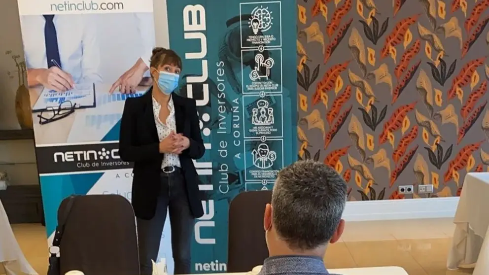 Carlota L&oacute;pez, adjunta a la Presidencia de Aresa, en el desayuno de Netin Club Galicia.