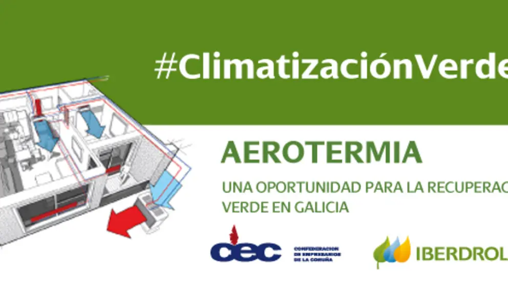 CEC e Iberdrola organizan unas jornadas divulgativas sobre la aerotermia.