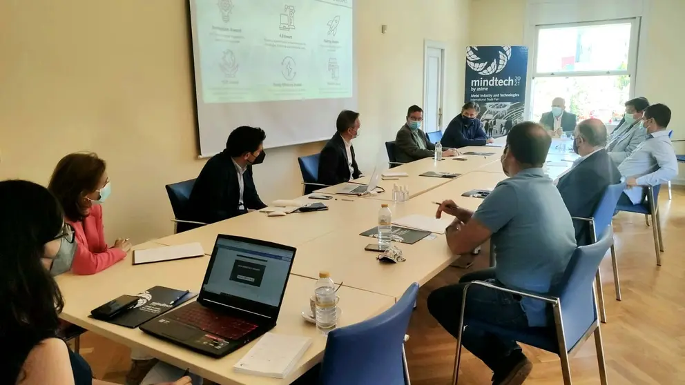 Reuni&oacute;n del jurado de los SEUA-Mindtech awards 2021 en Vigo.