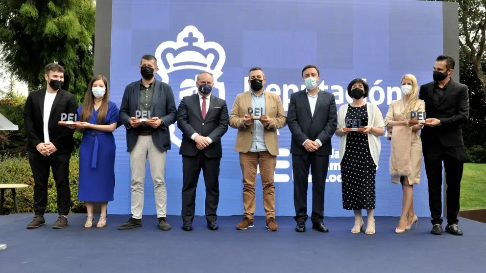 Galardonados con la IV edici&oacute;n de los premios PEL de la Diputaci&oacute;n de A Coru&ntilde;a.