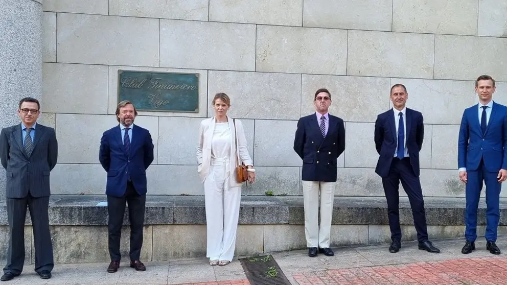 La delegaci&oacute;n de Western Shipyard junto al
