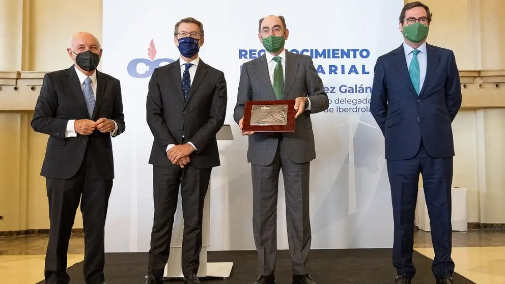 Antonio Fontenla, Alberto N&uacute;&ntilde;ez Feij&oacute;o, Ignacio S&aacute;nchez Gal&aacute;n (con el reconocmiento de la CEC) y Antonio Garamendi.